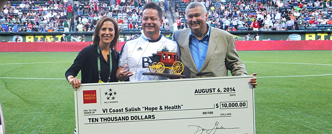Volunteer honoree inspires kids through soccer