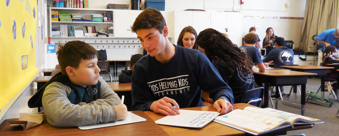 Teens helping kids (and everyone learns something)
