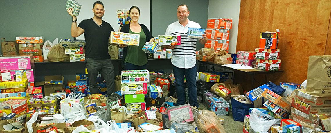 Community replenishes food for homeless children
