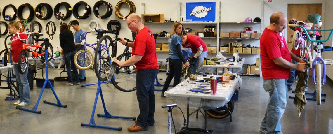 A great new use for gently used bicycles
