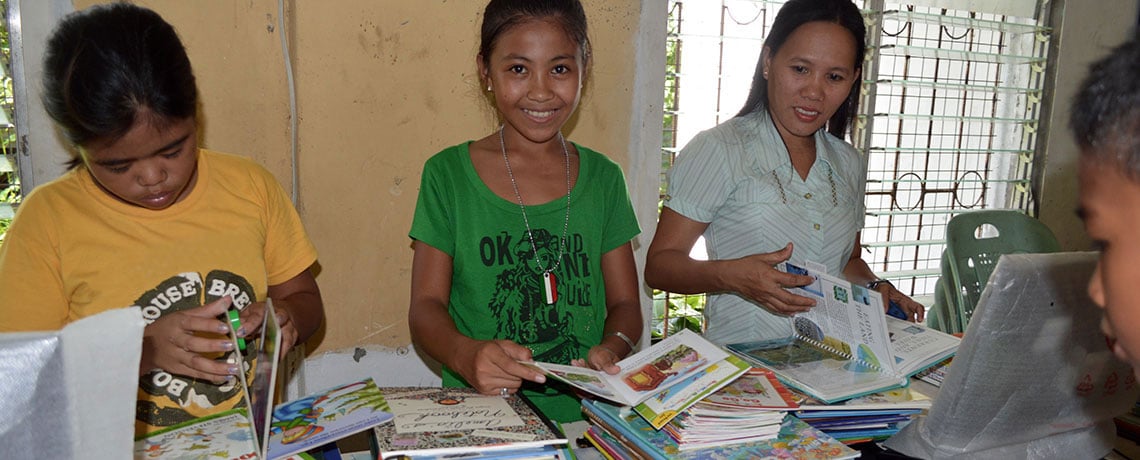 Library comes to life in the Philippines