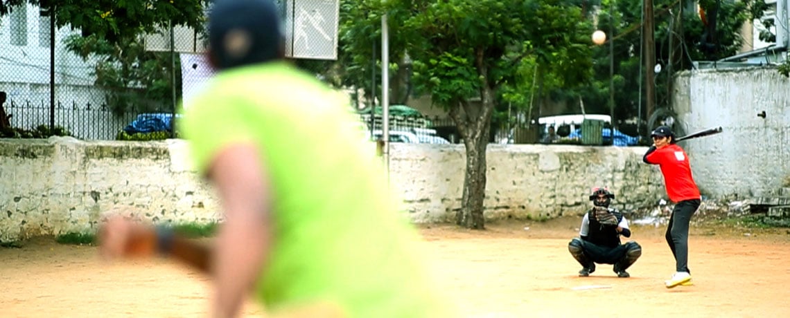A baseball diamond is this woman’s best friend
