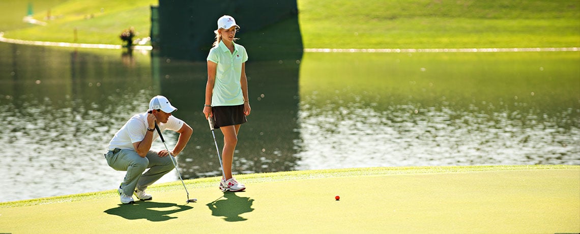 First Tee golfer has ‘walk to remember’ with Rory McIlroy