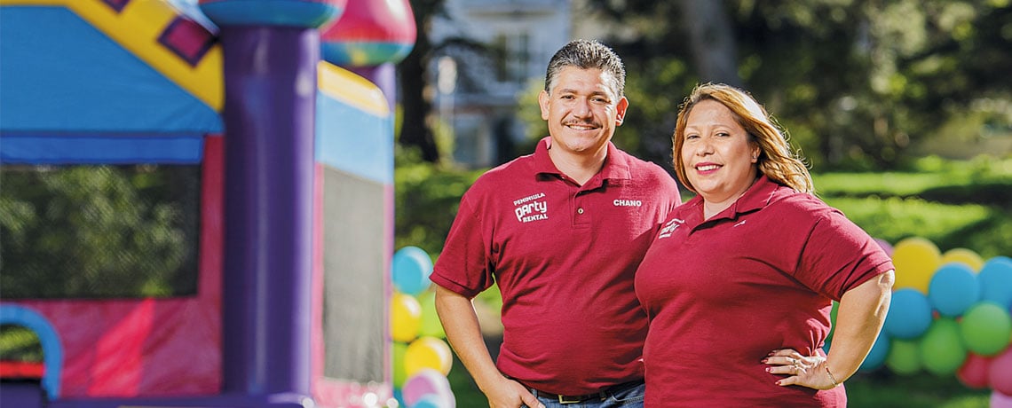 A party rental business moves out of the garage and into the community