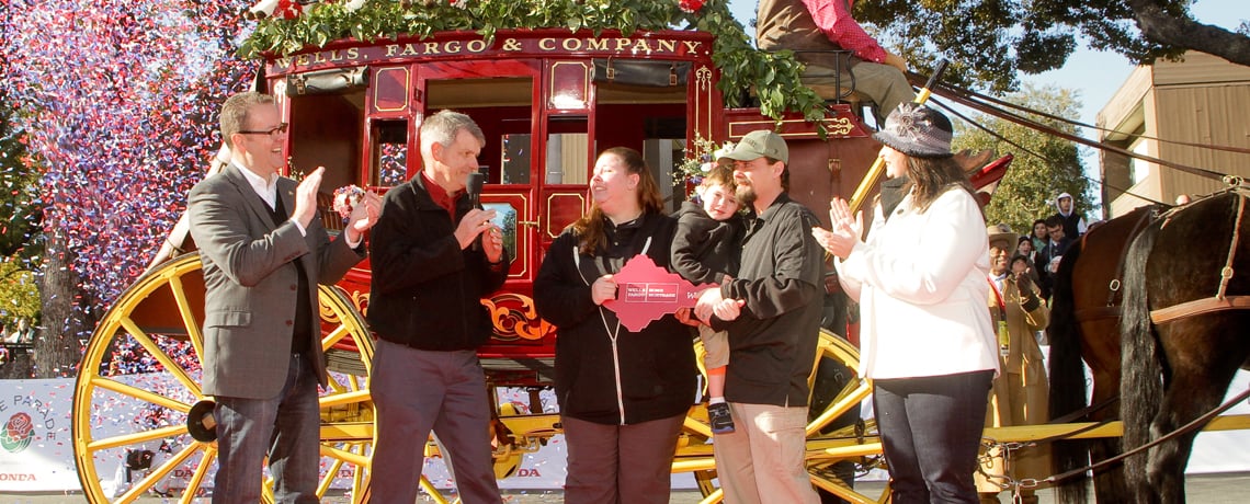 Rose Parade inspiration: Veteran receives new home