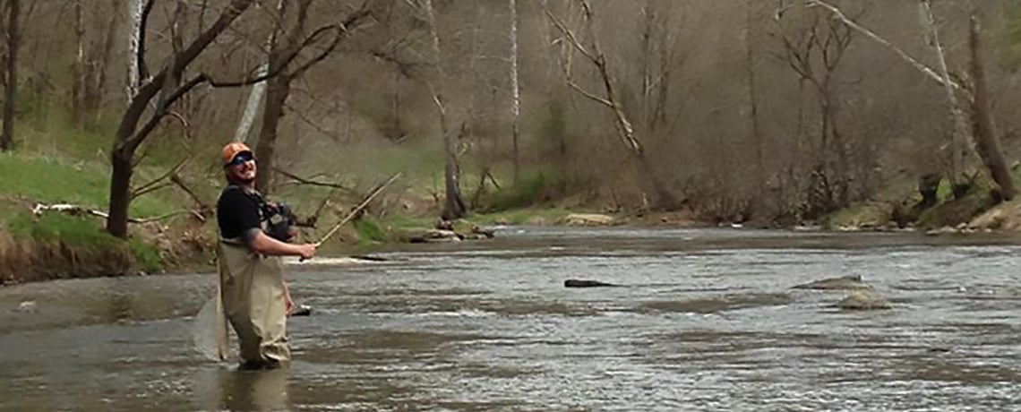 Fishing (and driving) for calm in the mountains