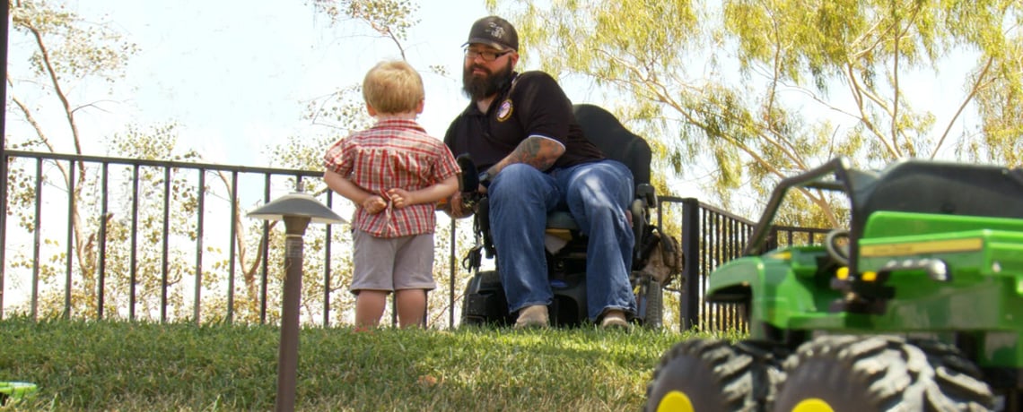 Wounded veteran thrives in mortgage-free home