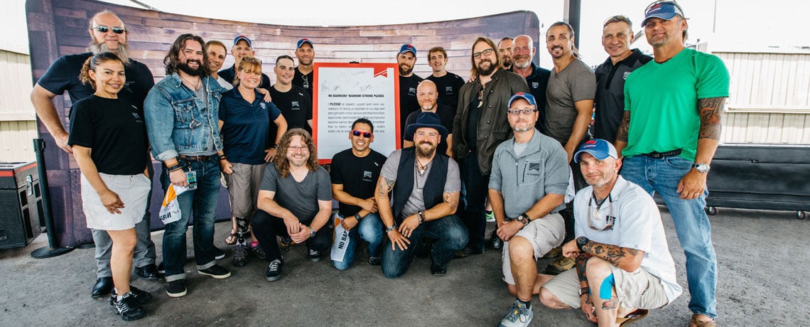 Zac Brown Band shows support for Warriors to Summits veterans