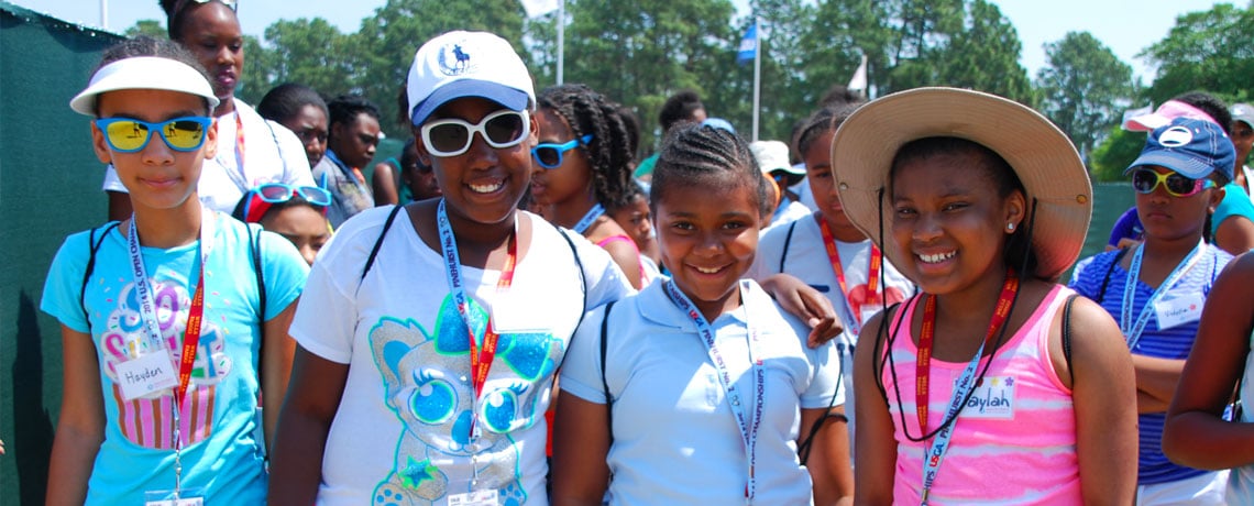 Empowering girls on the golf course