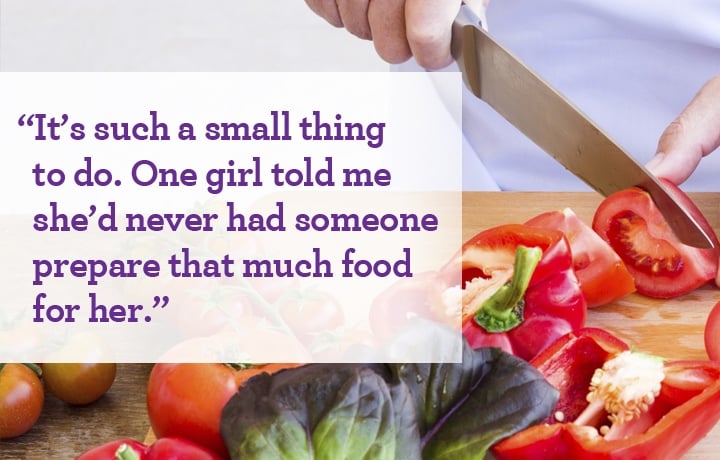 Making meals — and a difference — for children in crisis
