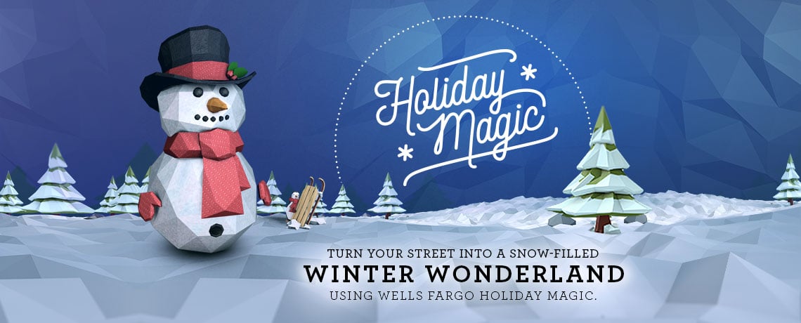Mix a little snow with Google Street View to create some ‘Holiday Magic’