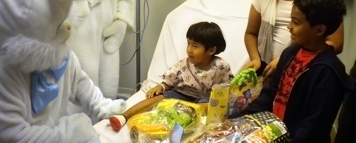 Delivering baskets of hope — and goodies — at Easter