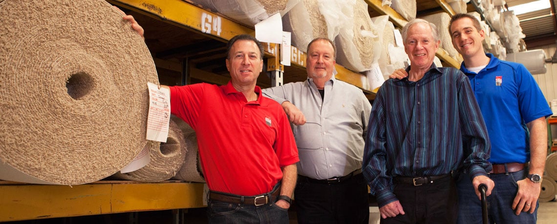 Father gives son a solid foundation, and flooring company thrives