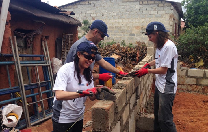 A working vacation: Building homes in Zambia